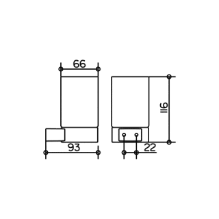 Стакан для зубных щеток Keuco Plan 14950019000 хром